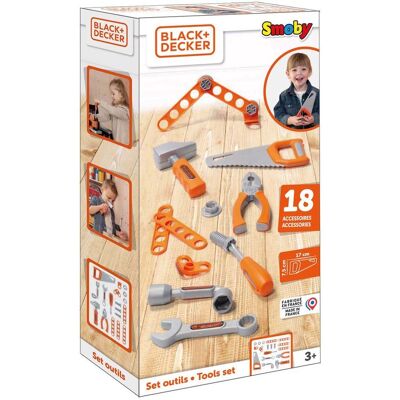 Zestaw Narzędzi Smoby Black & Decker, 18szt. Zestaw Narzędzi Smoby Black & Decker, 18szt.