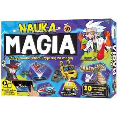 Cartamundi Zestaw naukowy Magiczne Sztuczki Nauka to Magia Cartamundi Zestaw naukowy Magiczne Sztuczki Nauka to Magia