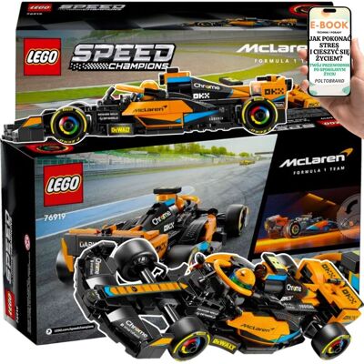 ZESTAW PREZENT LEGO F1 (76919) McLaren Samochód Wyścigowy Dla Dzieci i Fanów F1 PREZENT DLA DZIECKA + EBOOK-1 ZESTAW PREZENT LEGO F1 (76919) McLaren Samochód Wyścigowy Dla Dzieci i Fanów F1 PREZENT DLA DZIECKA + EBOOK-1