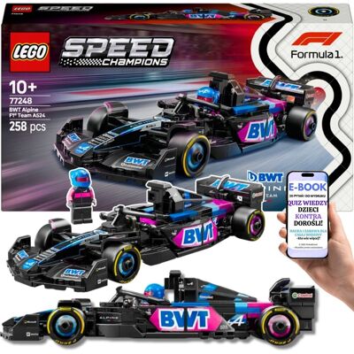 ZESTAW PREZENT LEGO F1 AUTO - Alpine Bolid 77248 – Emocjonująca Zabawa i Kolekcja w Jednym Idealny Dla Dzieci i Dorosłych + EBOOK-2 ZESTAW PREZENT LEGO F1 AUTO - Alpine Bolid 77248 – Emocjonująca Zabawa i Kolekcja w Jednym Idealny Dla Dzieci i Dorosłych + EBOOK-2