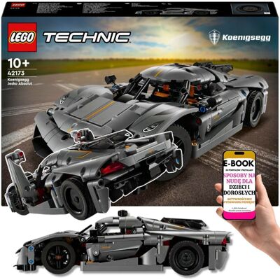 ZESTAW PREZENT LEGO Koenigsegg Jesko TECHNIC 42173 Dla Młodego Mechanika i Fana Supersamochodów IDEALNY PREZENT URODZINOWY + EBOOK-3 ZESTAW PREZENT LEGO Koenigsegg Jesko TECHNIC 42173 Dla Młodego Mechanika i Fana Supersamochodów IDEALNY PREZENT URODZINOWY + EBOOK-3