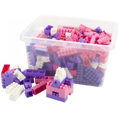 Lean Toys Zestaw W Pojemniku Klocki Kolorowe Lean Toys Zestaw W Pojemniku Klocki Kolorowe