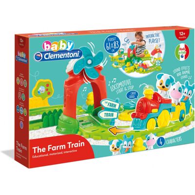 Lean Toys Zestaw Zabawkowy Pociąg Farmera Lean Toys Zestaw Zabawkowy Pociąg Farmera