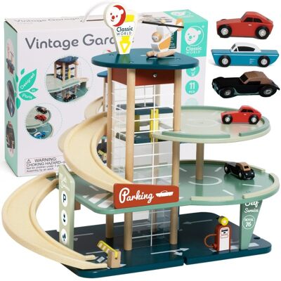 Lean Toys ZESTAW ZABAWOWY PARKING AUTA HELIKOPTER Lean Toys ZESTAW ZABAWOWY PARKING AUTA HELIKOPTER