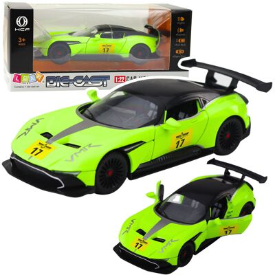Lean Toys Zielony Sportowy Samochód z Efektami Dźwiękowymi Lean Toys Zielony Sportowy Samochód z Efektami Dźwiękowymi