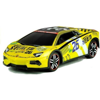 Lean Toys ŻÓŁTE AUTO ZDALNIE STEROWANE SPORTOWE PILOT Lean Toys ŻÓŁTE AUTO ZDALNIE STEROWANE SPORTOWE PILOT