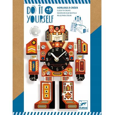 Djeco Zrób To Sam - Zegar Robot Dj07984 Djeco Zrób To Sam - Zegar Robot Dj07984
