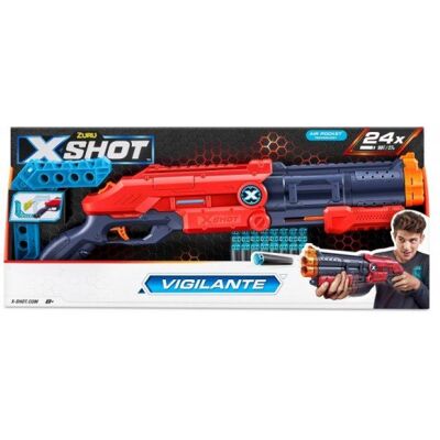 Zuru, X-Shot, Zestaw wyrzutnia X-Shot Excel Vigilante + 24 strzałki Zuru, X-Shot, Zestaw wyrzutnia X-Shot Excel Vigilante + 24 strzałki