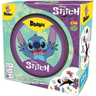 ASMODEE Zygomatic Dobble Disney Stitch Gra karciana z obserwacją i szybkością dla dzieci i dorosłych, od 6 lat, od 2 do 8 graczy, 15 minut na mecz, wiel.. ASMODEE Zygomatic Dobble Disney Stitch Gra karciana z obserwacją i szybkością dla dzieci i dorosłych, od 6 lat, od 2 do 8 graczy, 15 minut na mecz, wiel..