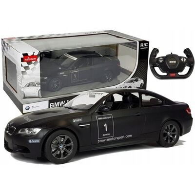 Auto Bmw M3 Samochód Sportowy Zdalnie Sterowany Rc Rastar Czarny 1:14 Auto Bmw M3 Samochód Sportowy Zdalnie Sterowany Rc Rastar Czarny 1:14