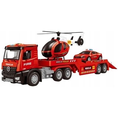 Norimpex Auto Laweta Truck Straż Pożarna Engine Z Helikopterem Oraz Autem Dla Dzieci Norimpex Auto Laweta Truck Straż Pożarna Engine Z Helikopterem Oraz Autem Dla Dzieci