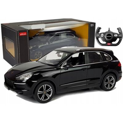 Lean Toys Auto Porsche Cayenne Turbo Zdalnie Sterowane Rc Rastar Czarne 1:14 Lean Toys Auto Porsche Cayenne Turbo Zdalnie Sterowane Rc Rastar Czarne 1:14