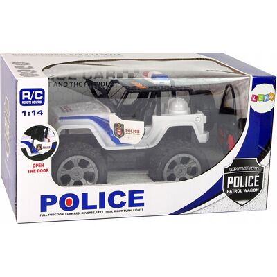 Lean Toys Auto R/c Policja Jeep Policyjny 1:14 Lean Toys Auto R/c Policja Jeep Policyjny 1:14
