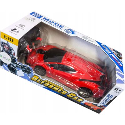 Stator Auto Robot Zdalnie Sterowany 2w1 Transformacja Szybki Czerwony Na Prezent Stator Auto Robot Zdalnie Sterowany 2w1 Transformacja Szybki Czerwony Na Prezent