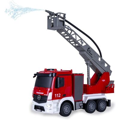 Jamara Camion Pompier Mercedes Antos 1:26 Fonction Spray Jamara Camion Pompier Mercedes Antos 1:26 Fonction Spray