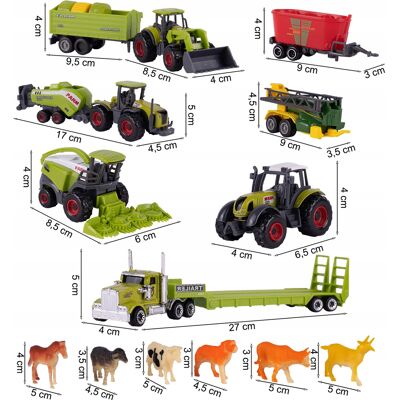 MalPlay Ciągnik Traktor Traktorek Farmera Maszyny Rolnicze Zestaw Farmer Dla Dzieci MalPlay Ciągnik Traktor Traktorek Farmera Maszyny Rolnicze Zestaw Farmer Dla Dzieci
