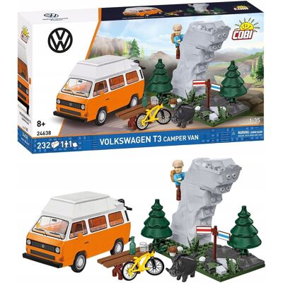 Cobi 24638 Volkswagen T3 Camper Van - Model Do Składania Cobi 24638 Volkswagen T3 Camper Van - Model Do Składania