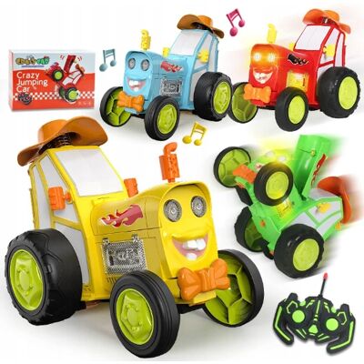 Norimpex Czerwony Traktor Sterowany Pilotem Z Uśmiechem Oraz Czapką Farmera Norimpex Czerwony Traktor Sterowany Pilotem Z Uśmiechem Oraz Czapką Farmera