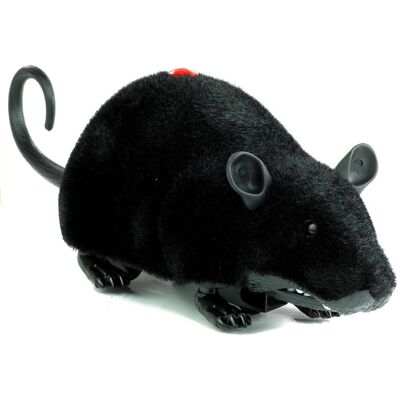 Lean Toys Dla Dzieic Duża Czarna Mysz Sterowana Lean Toys Dla Dzieic Duża Czarna Mysz Sterowana