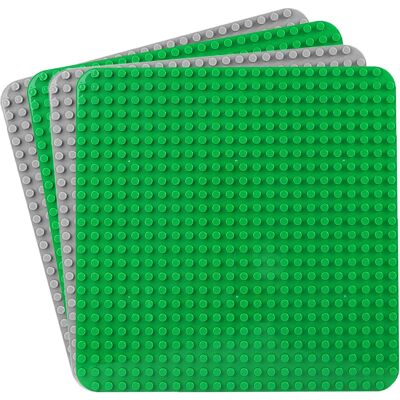 Inny producent Duże Płyty Montażowe Do Klocków Duplo 38x38 Cm 4 Sztuki Zielona Szara Inny producent Duże Płyty Montażowe Do Klocków Duplo 38x38 Cm 4 Sztuki Zielona Szara