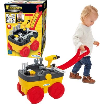 Ecoiffier Wózek Transportowy Mechanika 19 Akcesoriów Ecoiffier Wózek Transportowy Mechanika 19 Akcesoriów