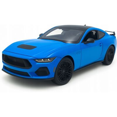 Ford Mustang Gt 2024 Model Metalowy Welly W Skali 1:25 Niebieski Ford Mustang Gt 2024 Model Metalowy Welly W Skali 1:25 Niebieski