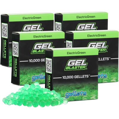 Gel Blaster 50 000 Naboi Gellets Zielone Nietoksyczne Kulki Żelowe Gel Blaster 50 000 Naboi Gellets Zielone Nietoksyczne Kulki Żelowe