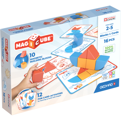 Geomag Magicube Blocks&cards; 16 Sztuk Geomag Magicube Blocks&cards; 16 Sztuk