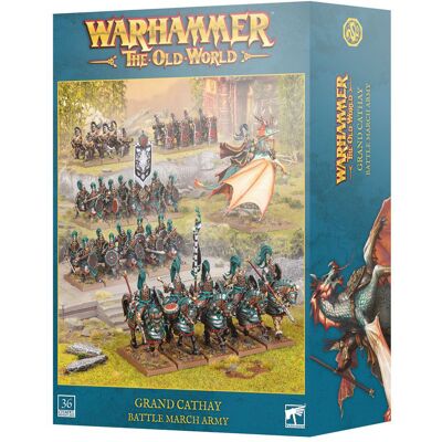 Games Workshop Grand Cathay: Battle March Army, Warhammer The Old World, 36 Figurek Games Workshop Grand Cathay: Battle March Army, Warhammer The Old World, 36 Figurek