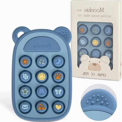 Inny producent Gryzak Zabawka Telefon Silikonowy Dla Niemowląt Dzieci Bez Bpa Inny producent Gryzak Zabawka Telefon Silikonowy Dla Niemowląt Dzieci Bez Bpa