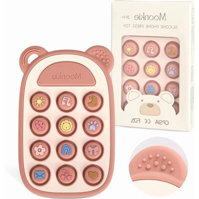 Inny producent Gryzak Zabawka Telefon Silikonowy Dla Niemowląt Dzieci Pop Fidget Inny producent Gryzak Zabawka Telefon Silikonowy Dla Niemowląt Dzieci Pop Fidget