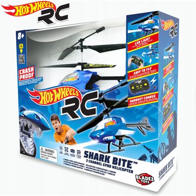 Hot Wheels Bladez Shark Bite Rc Helikopter Zdalnie Sterowany Hot Wheels Bladez Shark Bite Rc Helikopter Zdalnie Sterowany