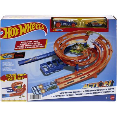 Hot Wheels Let'S Race Zestaw Torów Zakręcona Pętla + 2 Autka Hot Wheels Let'S Race Zestaw Torów Zakręcona Pętla + 2 Autka