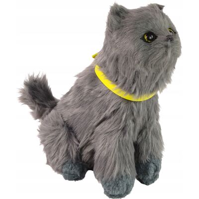Lean Toys Interaktywny Kot Pluszowy Miauczy Rusza Się Lean Toys Interaktywny Kot Pluszowy Miauczy Rusza Się