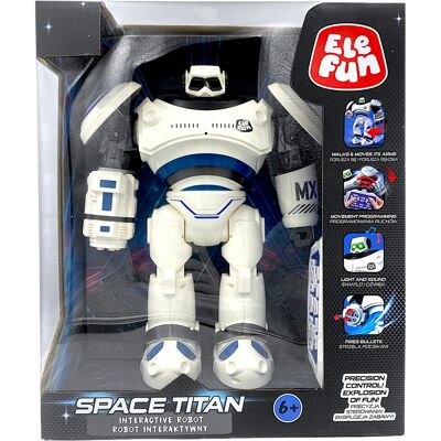 Interaktywny Robot Elefun Space Titan 2025 Światło Dźwięk Programowanie Interaktywny Robot Elefun Space Titan 2025 Światło Dźwięk Programowanie