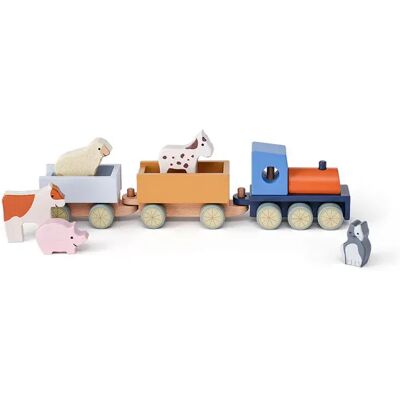 Kid'S Concept - Drewniany Pociąg - Farma - Aiden Kid'S Concept - Drewniany Pociąg - Farma - Aiden