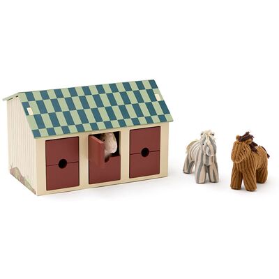 Kids Concept Kid's Concept - Stajnia z końmi Kids Concept Kid's Concept - Stajnia z końmi