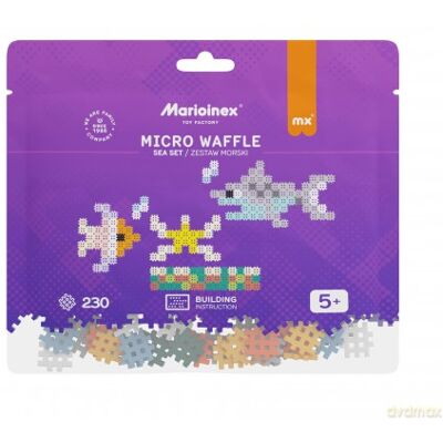 Marioinex Klocki Micro Waffle Zestaw Morski 230 El. Marioinex Klocki Micro Waffle Zestaw Morski 230 El.