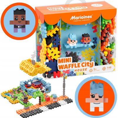 Klocki Mini Wafle Waffle Marioinex Dom 148 Elementów Klocki Mini Wafle Waffle Marioinex Dom 148 Elementów
