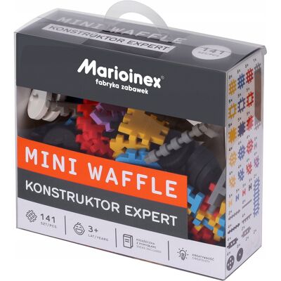 Klocki Waffle Konstruktor Marioinex Expert 141 El. Klocki Waffle Konstruktor Marioinex Expert 141 El.