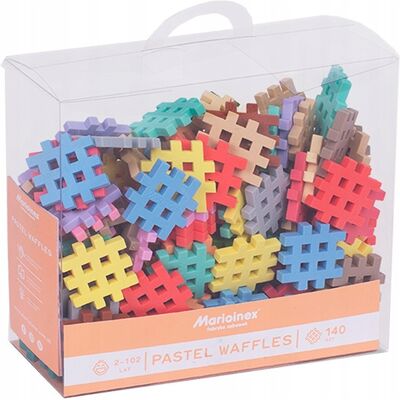 Klocki Waffle Wafle Mini Pastel Marioinex 140 El. Klocki Waffle Wafle Mini Pastel Marioinex 140 El.