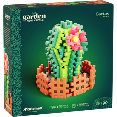Kwiaty Marioinex, Kaktus, Klocki, Mini Waffle Garden Kwiaty Marioinex, Kaktus, Klocki, Mini Waffle Garden