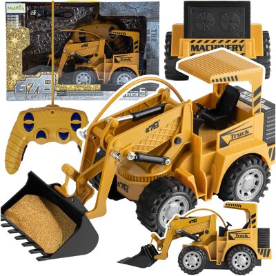 MalPlay Ładowarka Budowlana Zdalnie Sterowana Rc 5ch Pojazd Usb 3,6v Plac Budowy MalPlay Ładowarka Budowlana Zdalnie Sterowana Rc 5ch Pojazd Usb 3,6v Plac Budowy