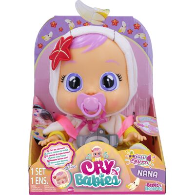 TM TOYS Lalka Cry Babies Bobas Nana Banan Tutti Frutti TM TOYS Lalka Cry Babies Bobas Nana Banan Tutti Frutti