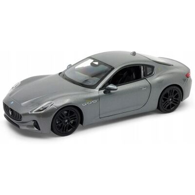 Maserati Granturismo Folgore Welly Model Metalowy 1:24 Grafitowy Maserati Granturismo Folgore Welly Model Metalowy 1:24 Grafitowy