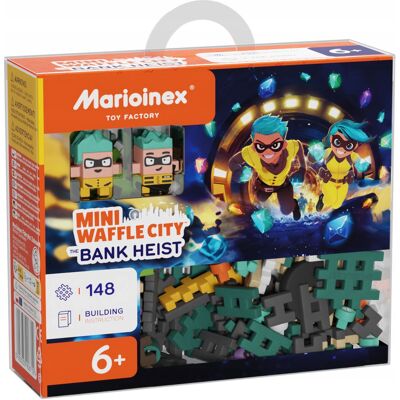 Marioinex Mini Waffle City Napad Na Bank 148 Elementów Marioinex Mini Waffle City Napad Na Bank 148 Elementów