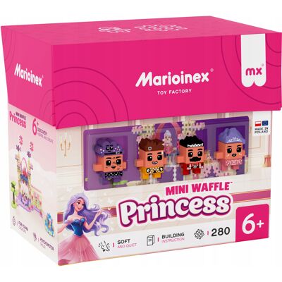 Mini Waffle Marioinex Princess, Królewska Przygoda 280 El. 4 Figurki Mini Waffle Marioinex Princess, Królewska Przygoda 280 El. 4 Figurki