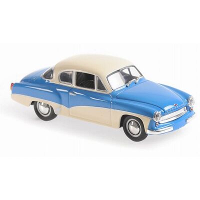 Minichamps Wartburg A 311 Coupe 1958 Blue Whit 1:43 940015920 Minichamps Wartburg A 311 Coupe 1958 Blue Whit 1:43 940015920