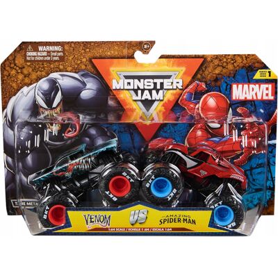 Monster Cable Jam Venom Spider-Man Monster Truck Zabawka Dla Chłopców Samochód Monster Cable Jam Venom Spider-Man Monster Truck Zabawka Dla Chłopców Samochód