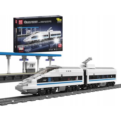 Mould King 12021 Pociąg Crh380a High-Speed Train Zdalnie Sterowany Zestaw Mould King 12021 Pociąg Crh380a High-Speed Train Zdalnie Sterowany Zestaw